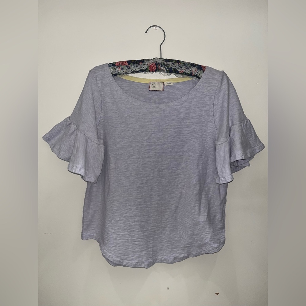 Anthropologie Bell Sleeve Top